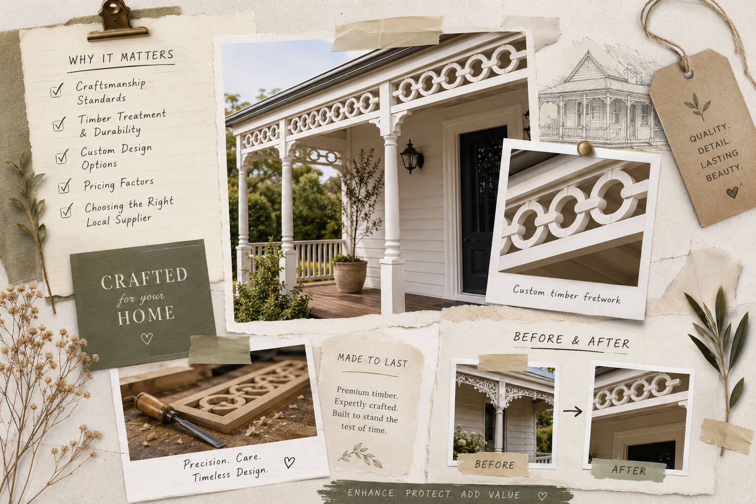 Custom Timber Fretwork Cost in Melbourne: Price Guide