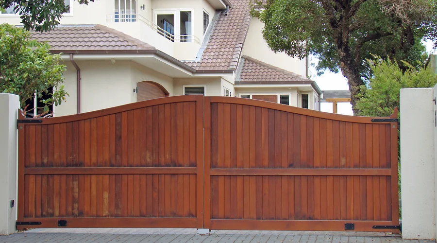 Charters Gate finished timber gate photo