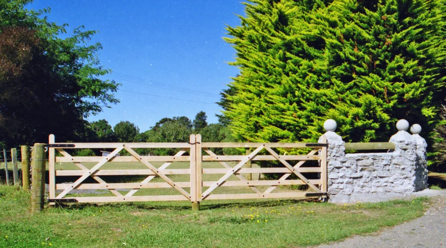 Laura Gate finished timber gate photo