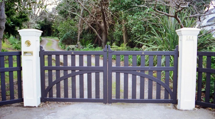 Willow Gate finished timber gate photo