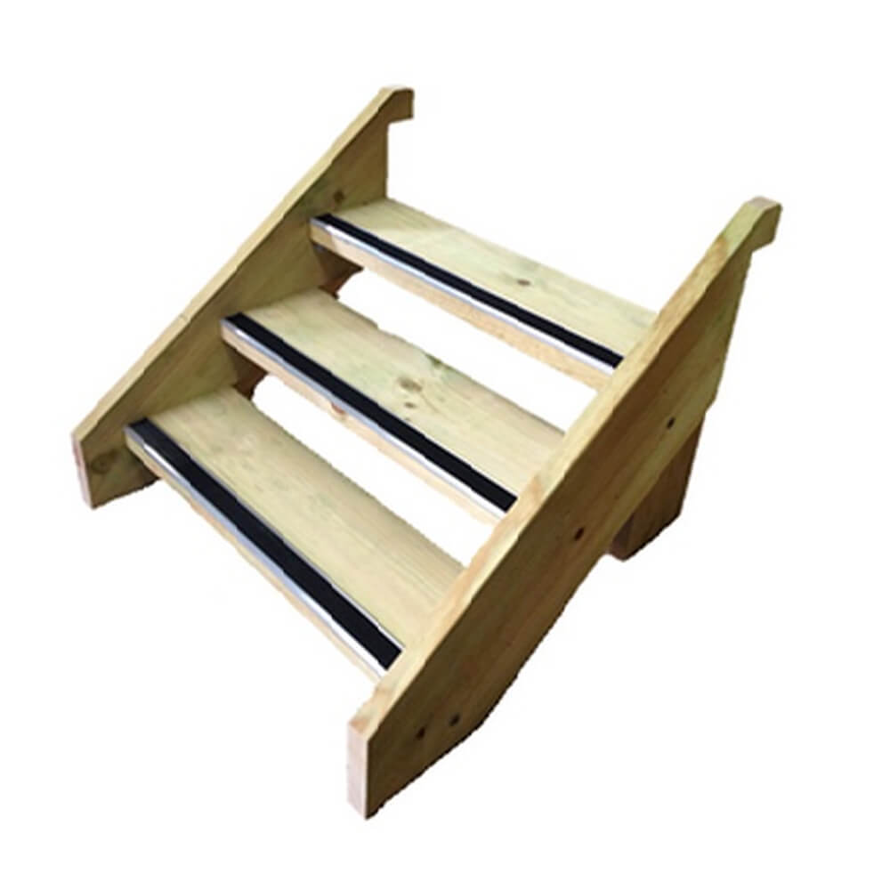 1 - 17 TREAD PREMIUM PAIR STAIR STRINGERS WITH BATTON SCREWS - KMPRSTAIR1