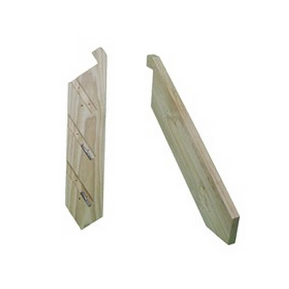 1-18 TREAD PAIR DOMESTIC USE STRINGERS WITH BATTEN SCREWS - KCSTAIR1
