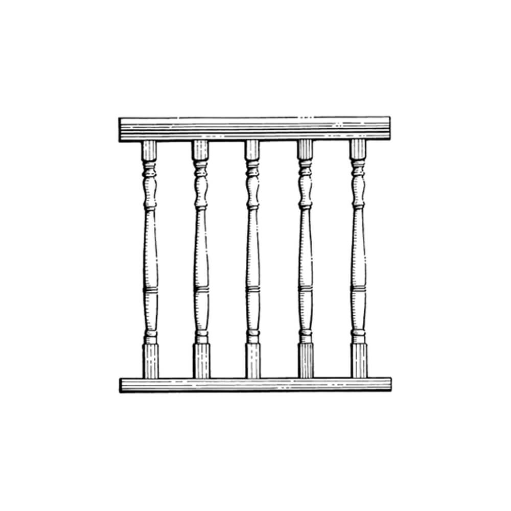 Assembled BALUSTRADING - BS565FLASS (Angled)