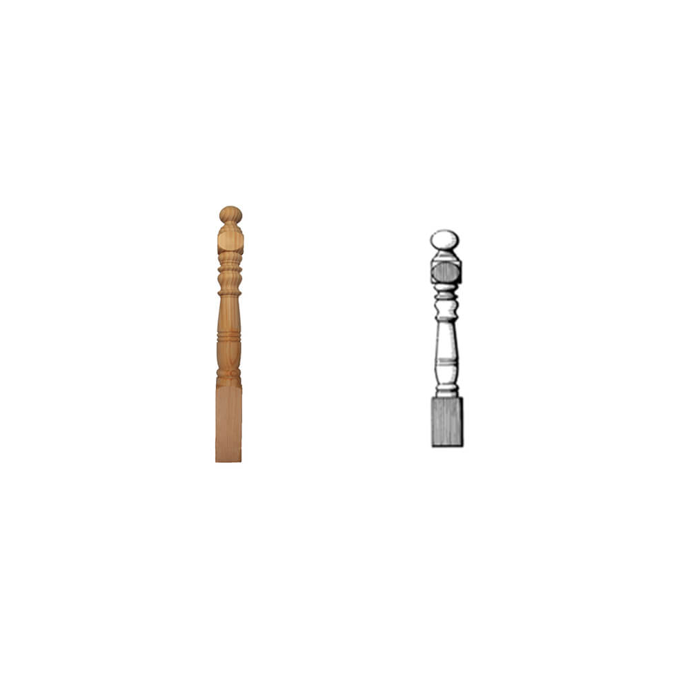 Verandah Droppers and Newel Posts - Newel Posts N4A