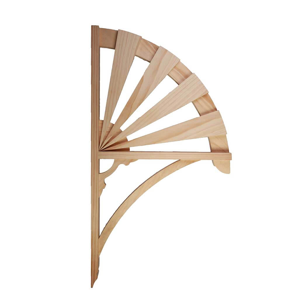 Timber Window Canopies - WINDOW CANOPY END BRACKETS - WC1END